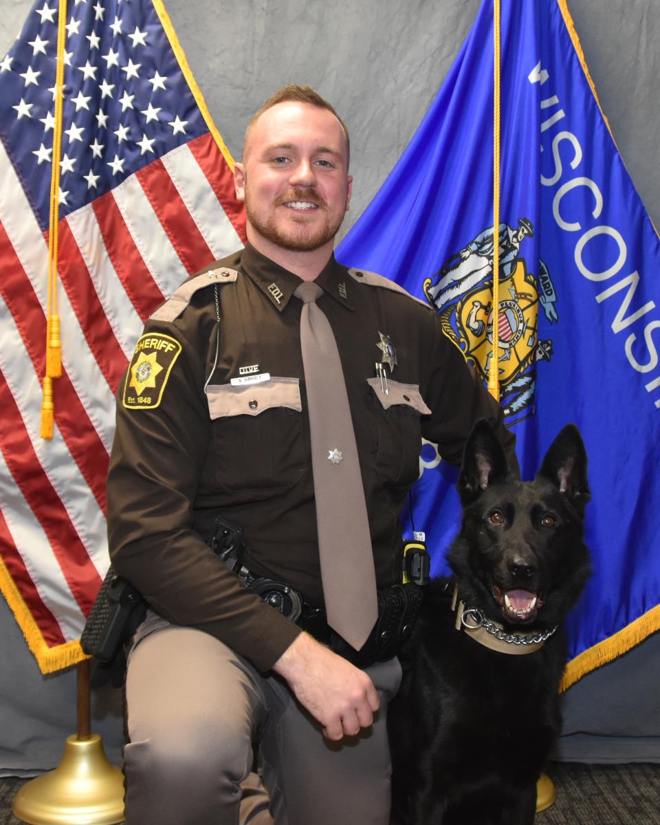 Deputy Birkholz and K9 Rip