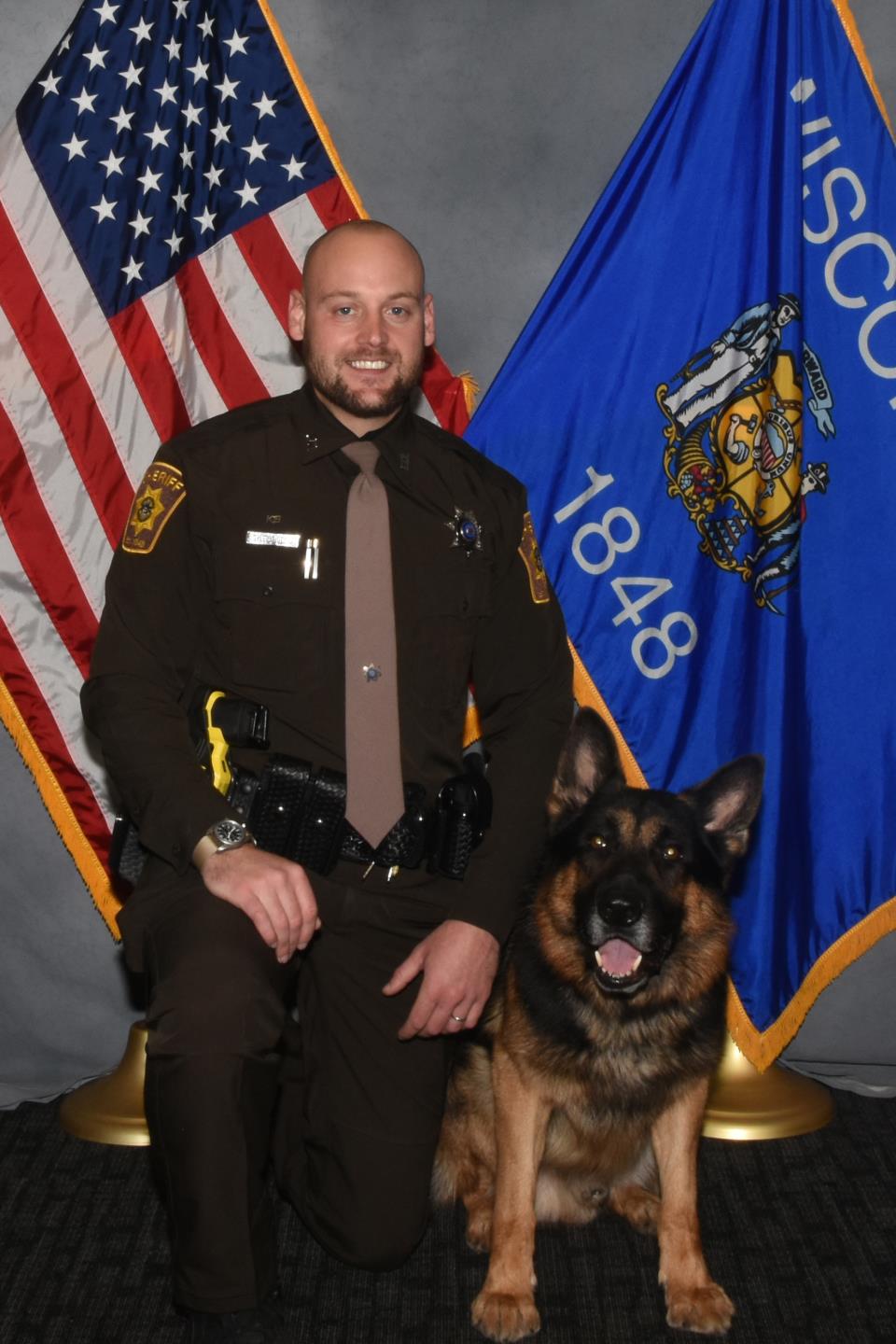 Deputy Hoerig and K9 Cohl