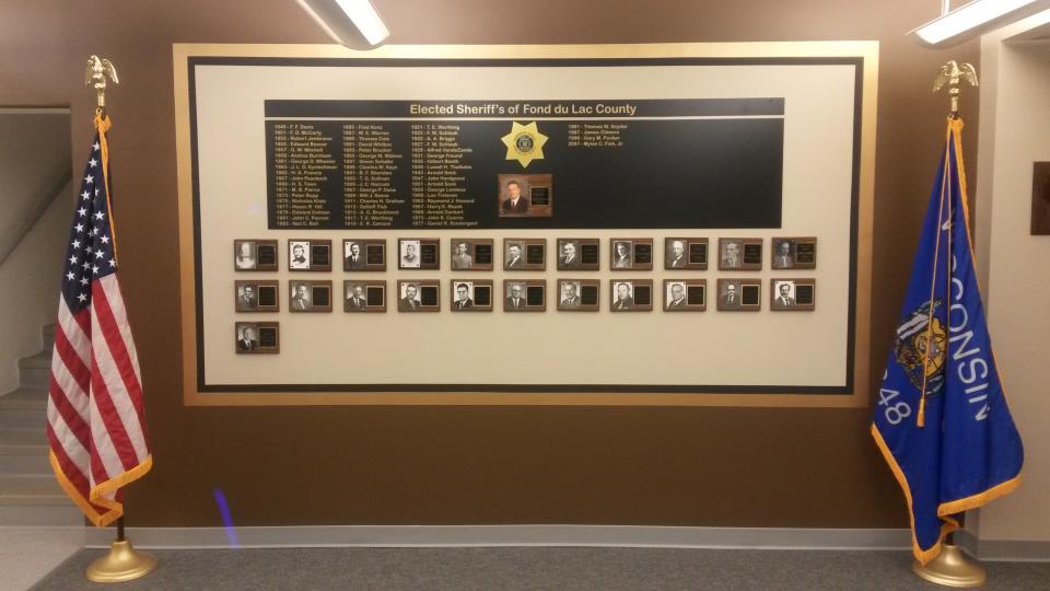 Elected Sheriff Display Wall